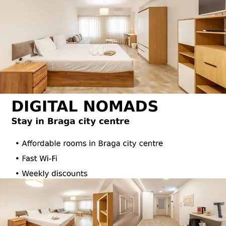 Rooms4you 3 In Historic Center Of Μπράγκα