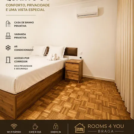 Rooms4you 3 In Historic Center Of * Μπράγκα